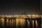 Hafen von Abu Dhabi bei Nacht Hafen von Abu Dhabi bei Nacht