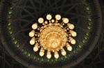 Swarovski-Riesen-Luster in der großen Moschee von Muscat Swarovski-Riesen-Luster in der großen Moschee von Muscat